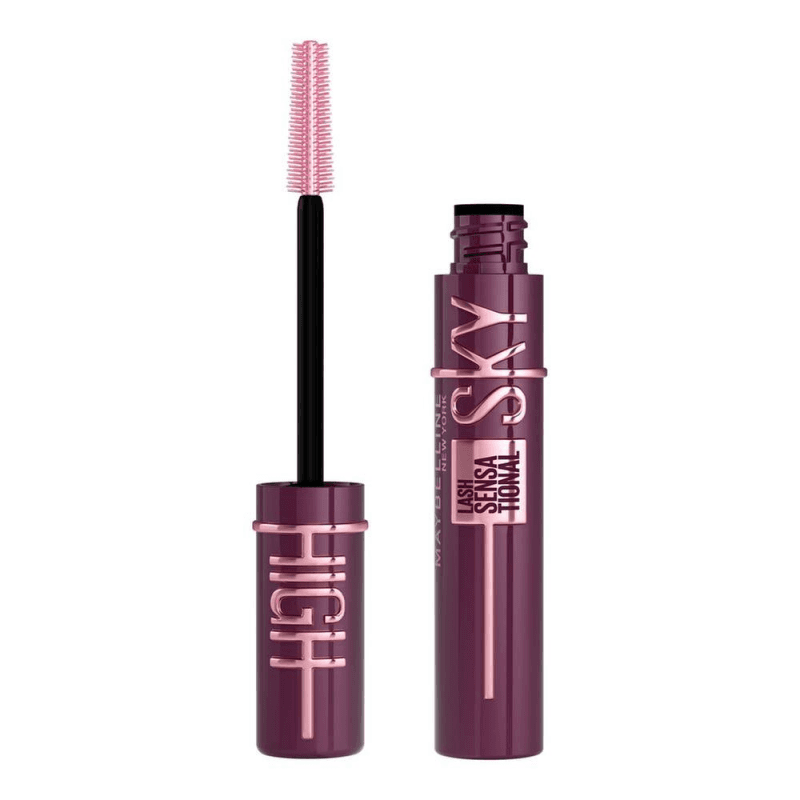 Maybelline Lash Sensational Sky High Washable Mascara Makeup Burgundy Haze 0.24 Fl Oz