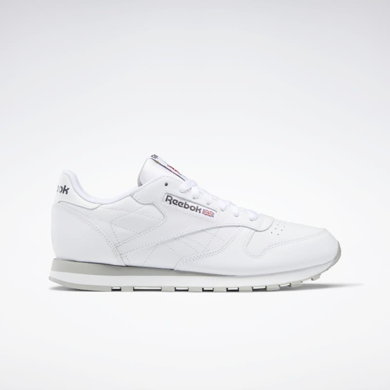 Reebok Men's Classic Leather Shoes - حذاء ريبوك كلاسيك جلد للرجال لون أبيض